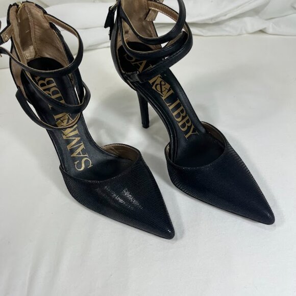 Sam & Libby Strappy Stilettos - Size 7.5 - New Without Tags - Picture 2 of 8